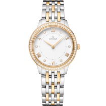 De Ville Prestige 30&nbsp;mm, steel - yellow gold on steel - yellow gold - 43425306052002
