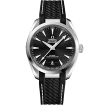Seamaster Aqua Terra 150M 38&nbsp;mm, steel on rubber strap - 22012382001001