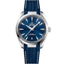 Seamaster Aqua Terra 150M 38&nbsp;mm, steel on rubber strap - 22012382003001