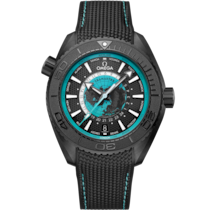 Seamaster Planet Ocean 600M 45,5&nbsp;mm, Schwarze Keramik mit Kautschukband - 21592462201006