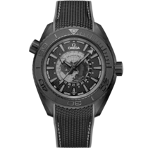 Seamaster Planet Ocean 600M 45,5&nbsp;mm, Schwarze Keramik mit Kautschukband - 21592462201007