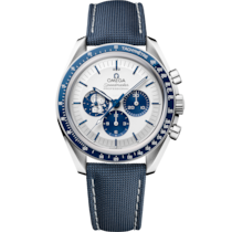 Speedmaster Serie de Aniversario 42&nbsp;mm, acero con pulsera en tejido de nailon revestido - 31032425002001