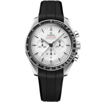 Speedmaster Moonwatch Professional 42&nbsp;mm, Stahl mit Kautschukband - 31032425004001