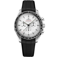 Speedmaster Moonwatch Professional 42&nbsp;มม., สตีล บน สายนาฬิกายาง - 31032425004001